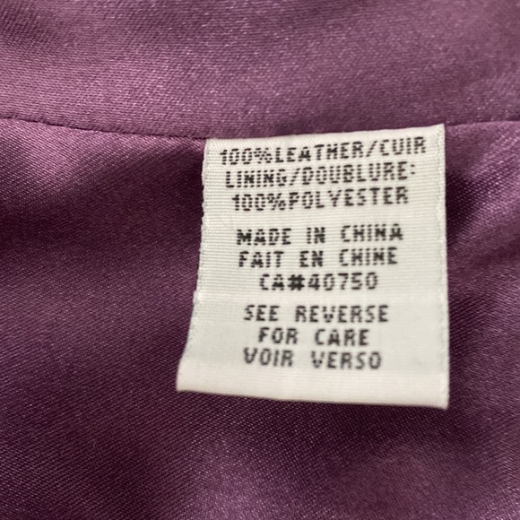 Alice Blue Leather Jacket - Picture 9 of 10